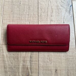 Michael Kors Cherry Red Wallet